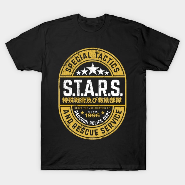 S.T.A.R.S. T-Shirt by MindsparkCreative